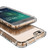 Straight Edge Dual Bone-bits Shockproof TPU Clear Case