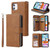 Zipper Wallet Bag Horizontal Flip PU Leather Case with Holder & 9 Card Slots & Wallet & Lanyard & Photo Frame