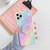 Shockproo Colorful Glitter Marble Protective Case with Folding Holder