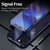 Double Sides Tempered Glass Magnetic Adsorption Metal Frame HD Screen Case