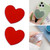 2 PCS Solid Color Love Airbag Phone Stand Ring Holder