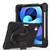 360 Degree Rotation PC + Silicone Protective Case with Holder & Hand-strap