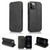 Strong Magnetic Closure PU + TPU Leather Case with Card Slots & Holder
