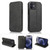 Strong Magnetic Closure PU + TPU Leather Case with Card Slots & Holder