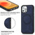 Retro Business Round Embossing Magnetic PU + TPU Protective Case