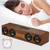 W8C Wooden Clock Subwoofer Bluetooth Speaker, Support TF Card & U Disk & 3.5mm AUX