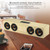 W8C Wooden Clock Subwoofer Bluetooth Speaker, Support TF Card & U Disk & 3.5mm AUX
