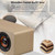 W8C Wooden Clock Subwoofer Bluetooth Speaker, Support TF Card & U Disk & 3.5mm AUX