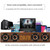 W8C Wooden Clock Subwoofer Bluetooth Speaker, Support TF Card & U Disk & 3.5mm AUX