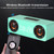 M5C Subwoofer Wooden Clock Bluetooth 4.2 Speaker, Support TF Card & 3.5mm AUX & FM Radio
