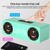 M5C Subwoofer Wooden Clock Bluetooth 4.2 Speaker, Support TF Card & 3.5mm AUX & FM Radio