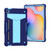 T-shaped Bracket Contrast Color Shockproof PC + Silicone Protective Case