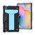 T-shaped Bracket Contrast Color Shockproof PC + Silicone Protective Case