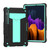 T-shaped Bracket Contrast Color Shockproof PC + Silicone Protective Case