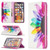 Colored Drawing Pattern Invisible Magnetic Horizontal Flip PU Leather Case with Holder & Card Slots & Wallet