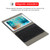 Universal Round Keys Detachable Bluetooth Keyboard + Leather Case without Touchpad for iPad 9-10 inch