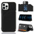 Skin Feel PU + TPU + PC Back Cover Shockproof Case with Card Slots & Holder & Photo Frame
