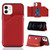 Skin Feel PU + TPU + PC Back Cover Shockproof Case with Card Slots & Holder & Photo Frame