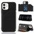 Skin Feel PU + TPU + PC Back Cover Shockproof Case with Card Slots & Holder & Photo Frame