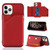 Skin Feel PU + TPU + PC Back Cover Shockproof Case with Card Slots & Holder & Photo Frame