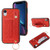 Glitter Powder PU+TPU Shockproof Protective Case with Holder & Card Slots & Wrist Strap