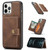 JEEHOOD Retro Magnetic Detachable Leather Case with Wallet & Card Slot & Holder