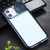 Sliding Lens Cover Mirror Design Four-corner Shockproof Magnetic Metal Frame Double-sided Tempered Glass Case