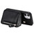 Zipper Double Buckle Shockproof Protective Case with Stand & Photo Holder & Wallet Function