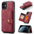 JEEHOOD Retro Magnetic Detachable Protective Case with Wallet & Card Slot & Holder