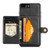 JEEHOOD Retro Magnetic Detachable Protective Case with Wallet & Card Slot & Holder
