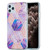 3D Electroplating Marble Pattern TPU Protective Case