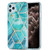 3D Electroplating Marble Pattern TPU Protective Case