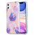3D Electroplating Marble Pattern TPU Protective Case