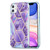 3D Electroplating Marble Pattern TPU Protective Case
