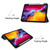 Colored Drawing Horizontal Flip TPU + PU Leather Case with Three-folding Holder & Sleep / Wake-up Function & Pen Slot