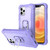 PC + Rubber 3-layers Shockproof Protective Case with Rotating Holder