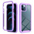 Starry Sky Solid Color Series Shockproof PC + TPU Case with PET Film