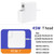 A1436 45W 14.85V 3.05A 5 Pin MagSafe 2 Power Adapter for MacBook, Cable Length: 1.6m,