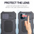 Aluminum Alloy + Silicone Anti-dust Full Body Protection with Holder