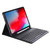 Y-C11B 2021 Detachable Candy Color Skin Texture Round Keycap Bluetooth Keyboard Leather Case with Pen Slot & Stand