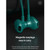 Original Lenovo SH1 Intelligent Noise Reduction Neck-mounted Magnetic Wire-controlled Bluetooth Earphone, Support Call