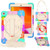 Contrast Color Robot Shockproof Silicon + PC Protective Case with Holder & Shoulder Strap