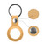 Mutural PU Leather Protective Case with Key Ring for AirTag