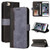 Business Stitching-Color Horizontal Flip PU Leather Case with Holder & Card Slots & Photo Frame