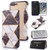 Bronzing Plating PU + TPU Horizontal Flip Leather Case with Holder & Card Slot