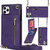 Cross-body Zipper Square TPU+PU Back Cover Case with Holder & Card Slots & Wallet & Strap