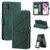 Skin Feel Business Horizontal Flip PU Leather Case with Holder & Multi-Card Slots & Wallet & Lanyard & Photo Frame