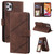 Skin Feel Business Horizontal Flip PU Leather Case with Holder & Multi-Card Slots & Wallet & Lanyard & Photo Frame