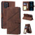 Skin Feel Business Horizontal Flip PU Leather Case with Holder & Multi-Card Slots & Wallet & Lanyard & Photo Frame