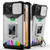 Sliding Camera Cover Design PC + TPU Shockproof Case with Ring Holder & Card Slot